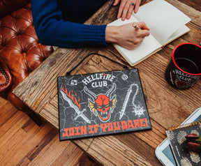 Stranger Things Hellfire Club Reversible Hanging Sign Wall Art | 10 x 8 Inches