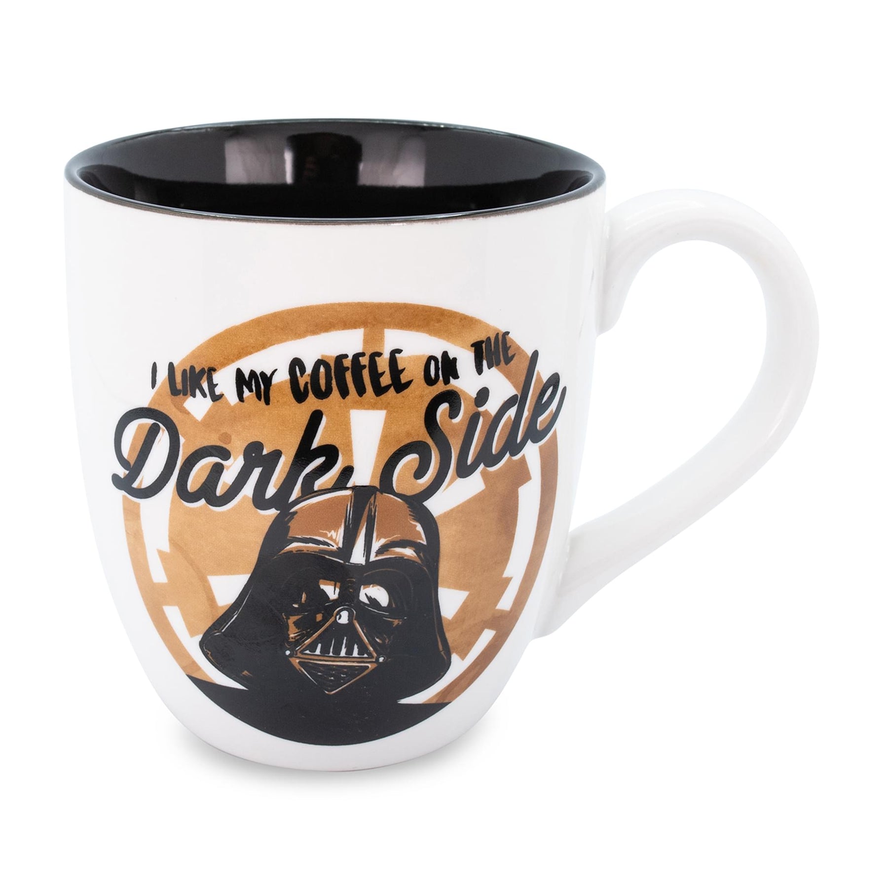 Star Wars "I Like My Coffee On The Dark Side" Ceramic Mug | Holds 18 Ounces