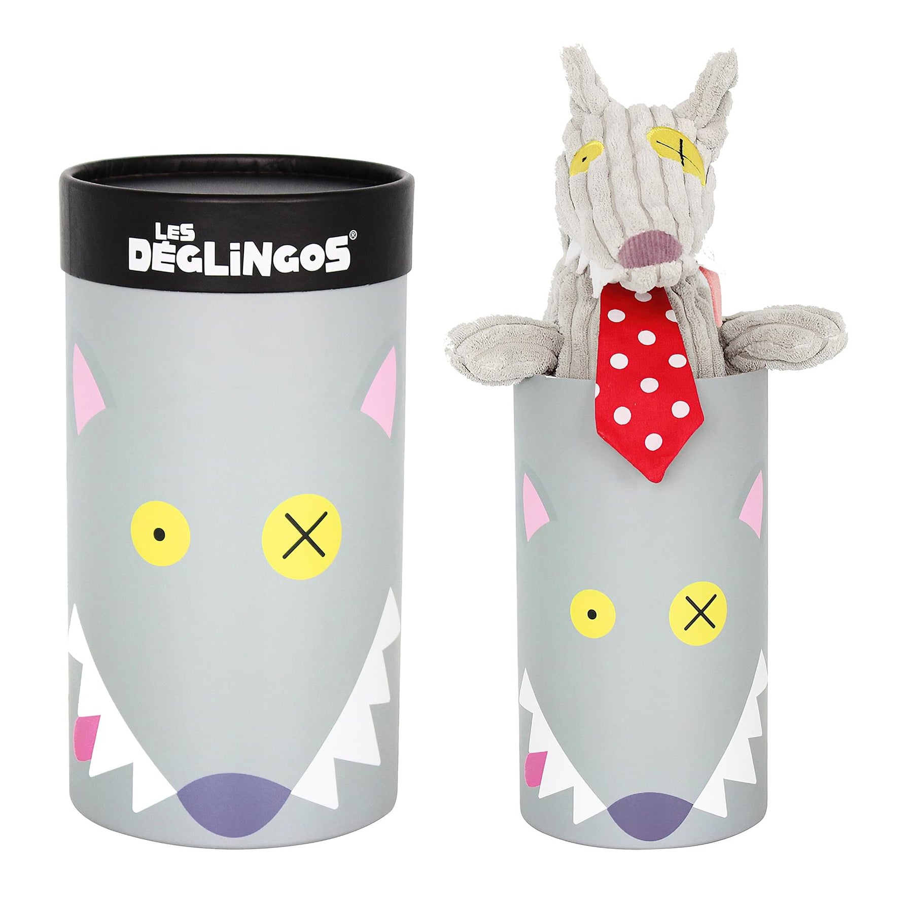 Les Deglingos Big Simply Plush | Bigbos the Wolf