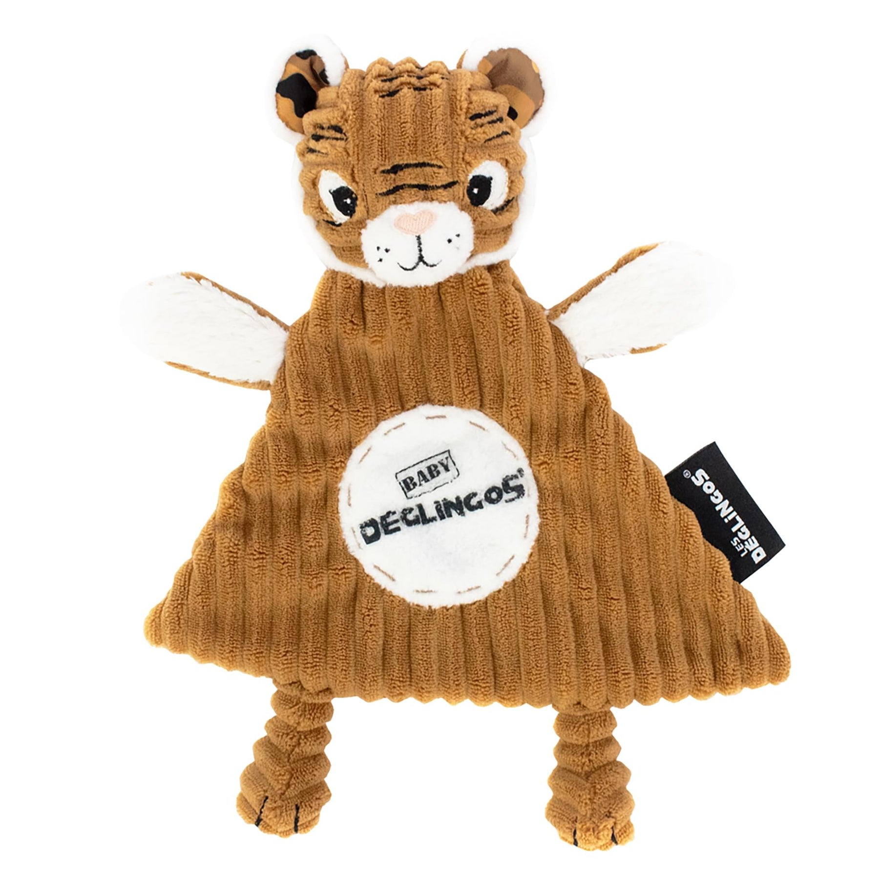 Les Deglingos Plush Baby Comforter | Speculos the Tiger