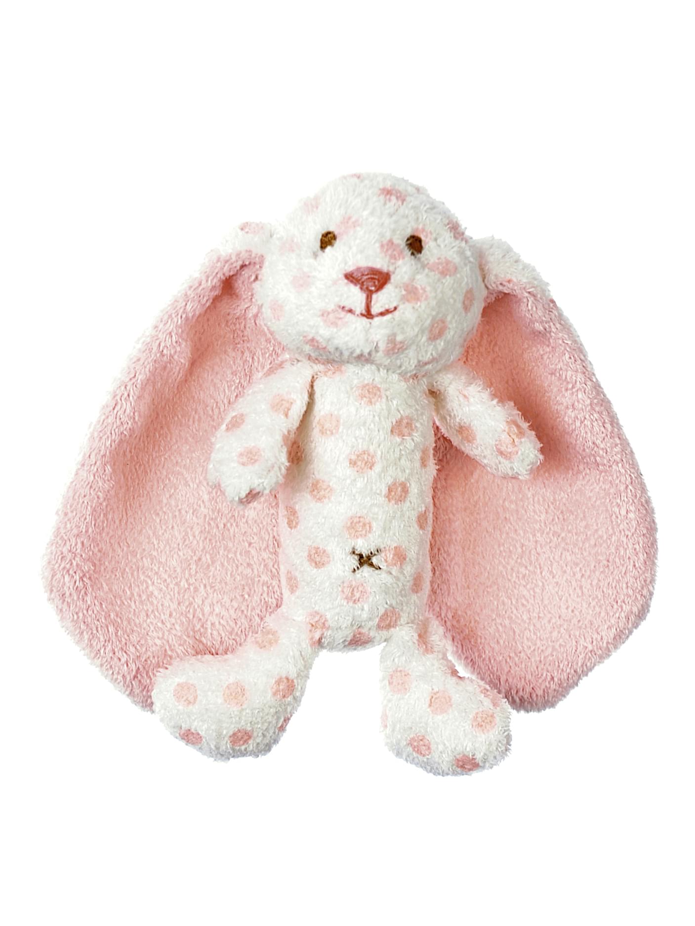 Teddykompaniet Big Ears Plush Baby Rattle | Bunny