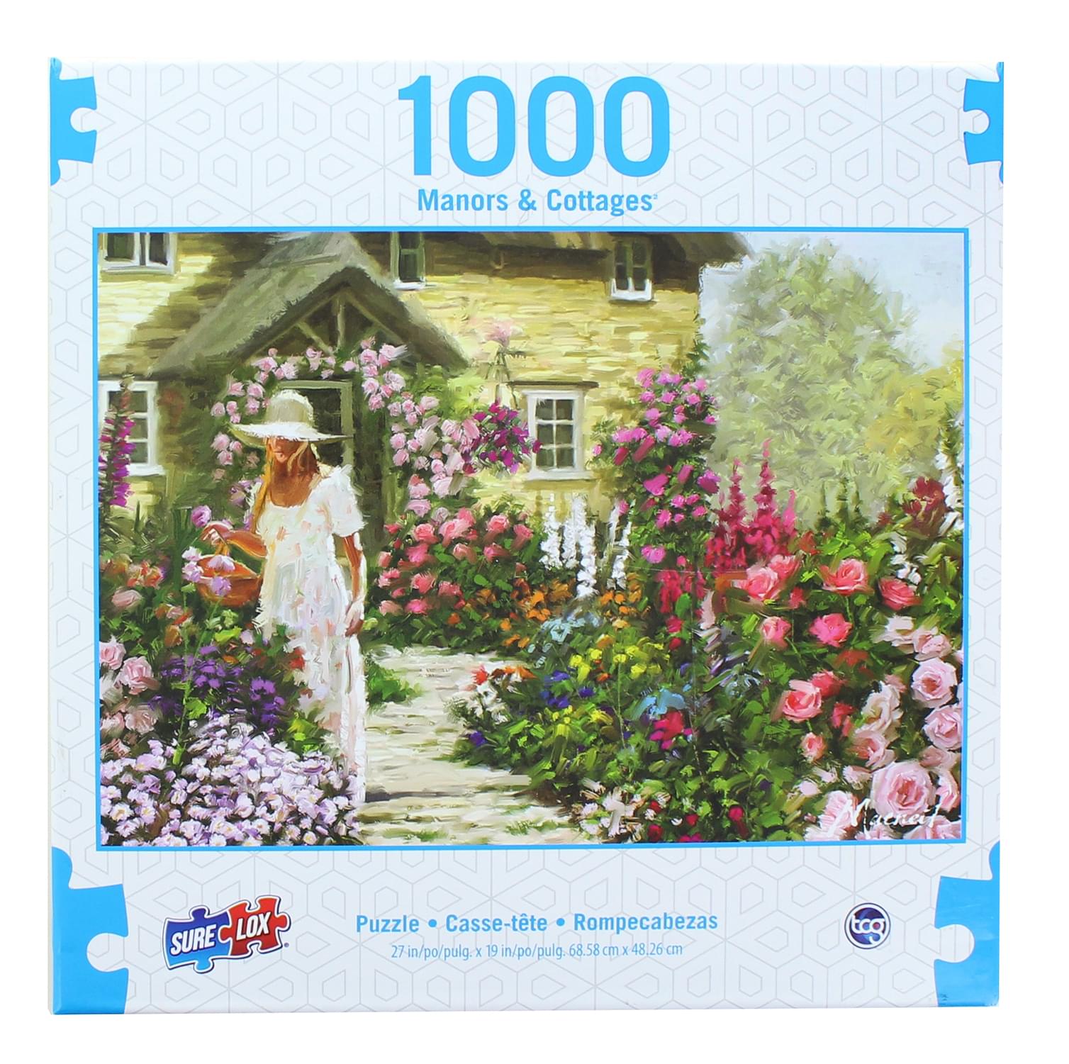 Manors & Cottages 1000 Piece Jigsaw Puzzle | Secret Garden