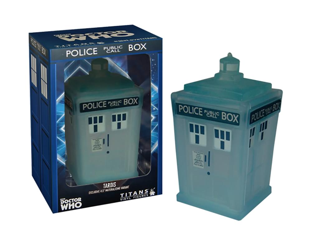 Doctor Who 4.5" TARDIS Vinyl Figure, Materializing Variant