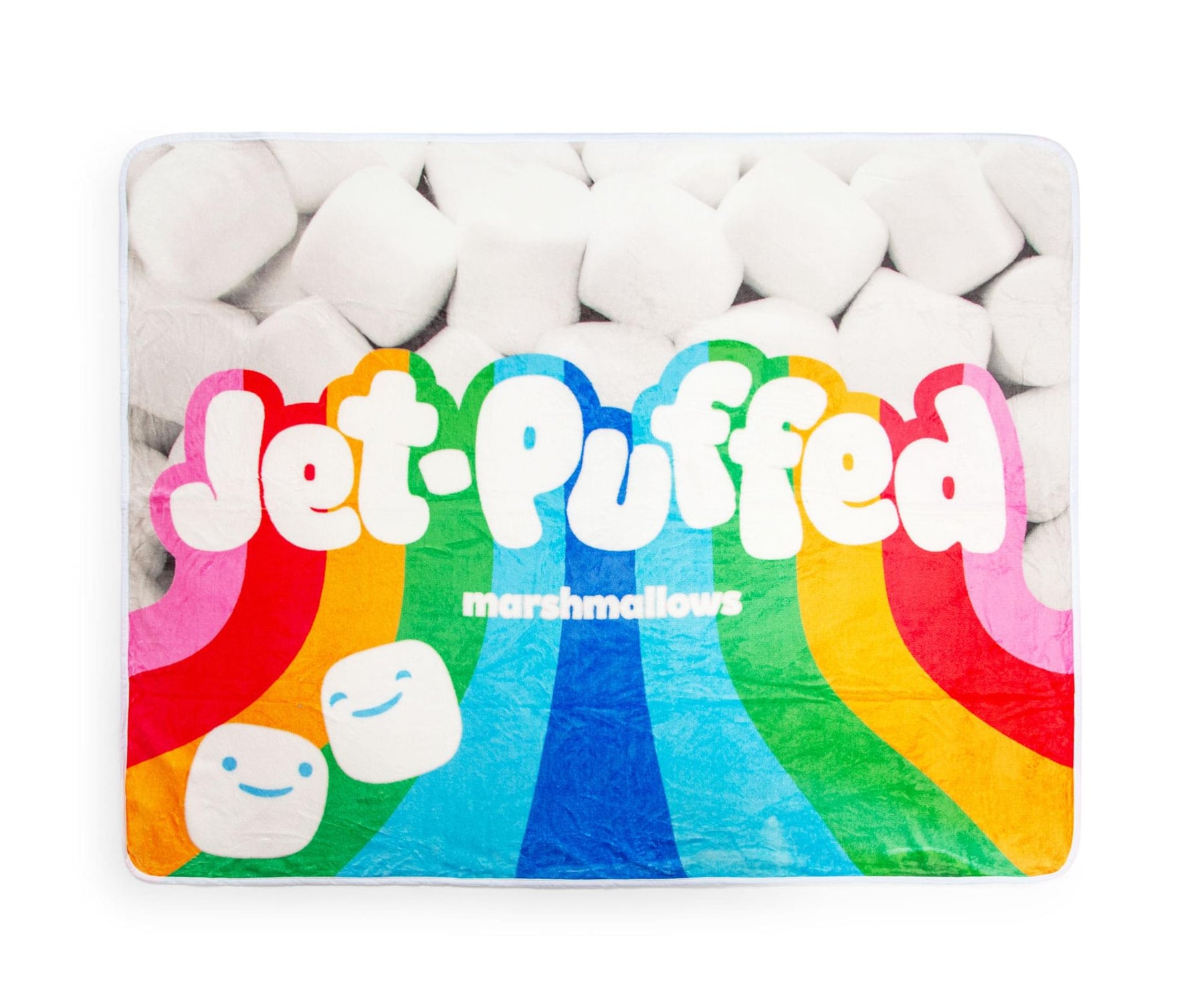 Jet-Puffed Marshmallows Fleece Throw Blanket | 45 x 60 Inches