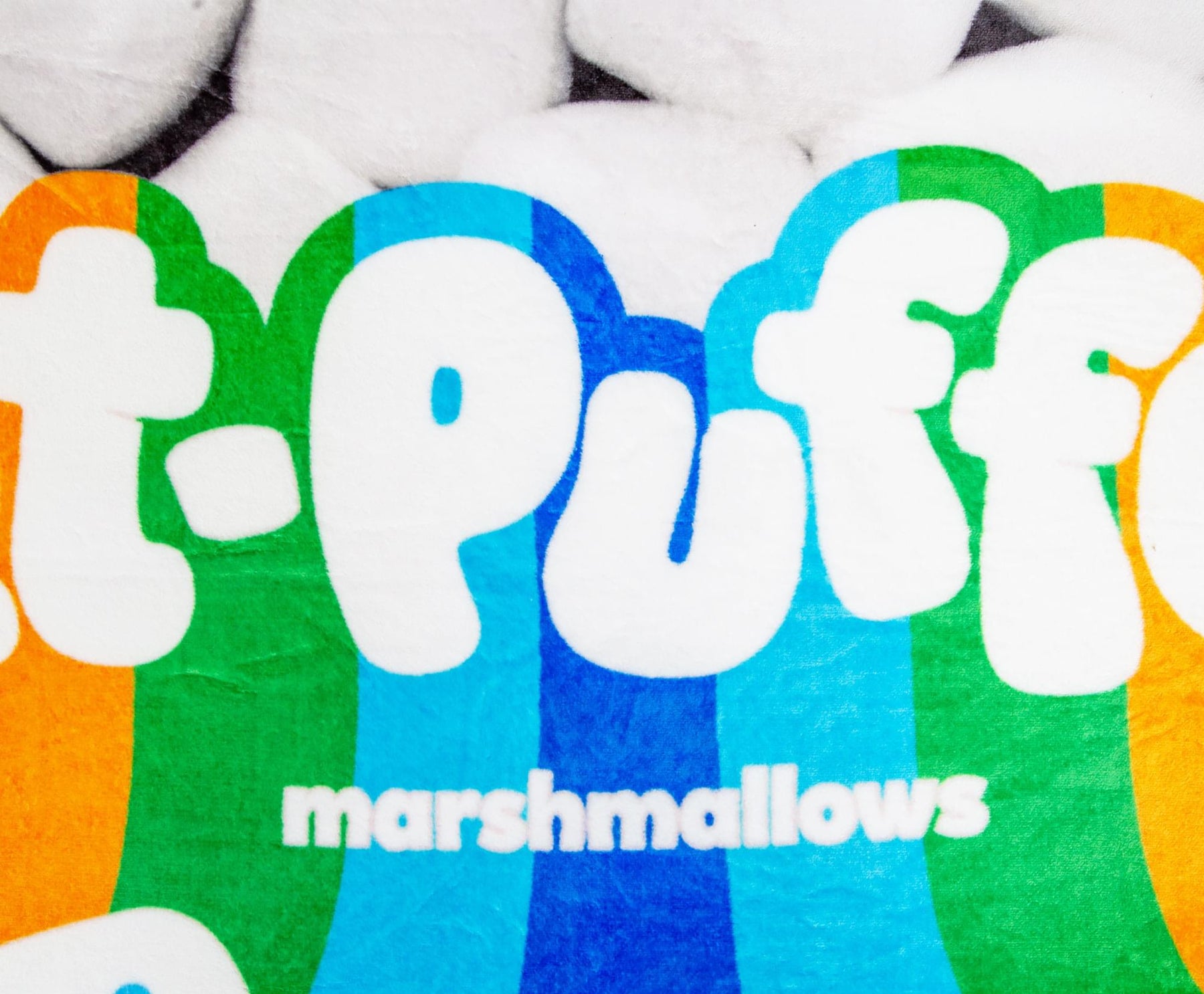 Jet-Puffed Marshmallows Fleece Throw Blanket | 45 x 60 Inches