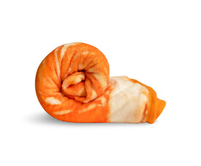 Orange Slice Round Fleece Throw Blanket | 60 Inches