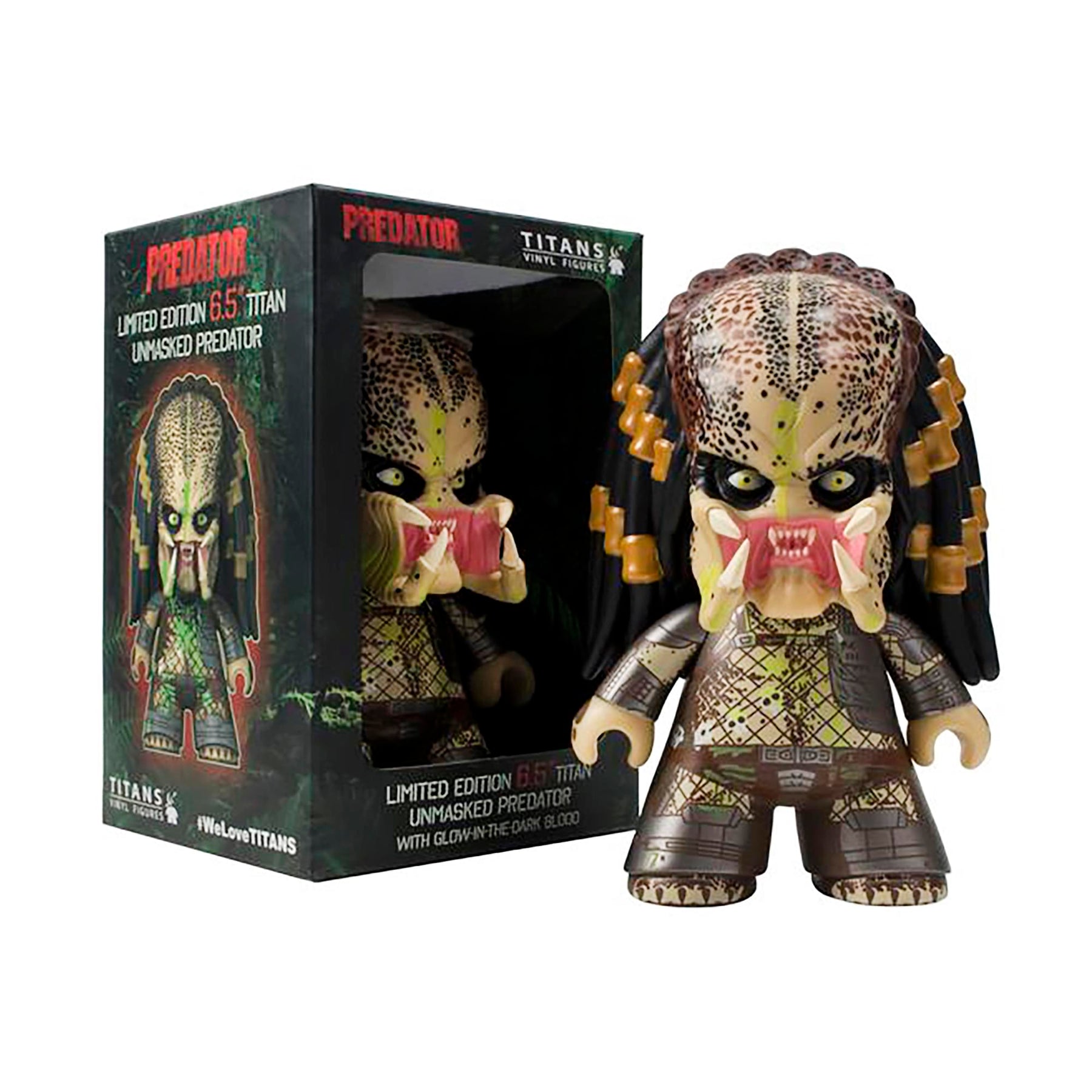 Unmasked Predator Exclusive 6.5 Inch Titans Vinyl Figure