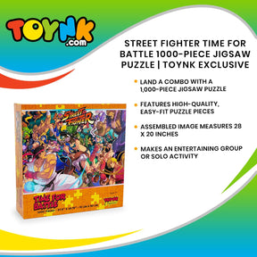 Street Fighter Time for Battle 1000 Piece Jigsaw Puzzle