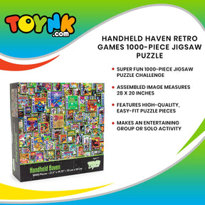 Handheld Haven Retro Games 1000-Piece Jigsaw Puzzle