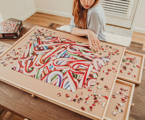 Candy Cane Collage 1000 Piece Jigsaw Puzzle