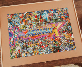 Mega Man Collage 1000 Piece Jigsaw Puzzle