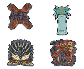 Monster Hunter: World Collectible Enamel Pins | Set of 4 | Toynk Exclusive