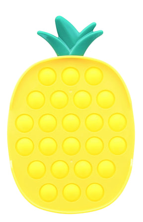 Pop Fidget Toy 24-Button Yellow Pineapple Silicone Bubble Popping Game