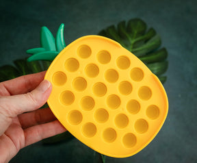 Pop Fidget Toy 24-Button Yellow Pineapple Silicone Bubble Popping Game