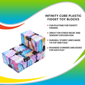 Infinity Cube Plastic Fidget Toy Blocks