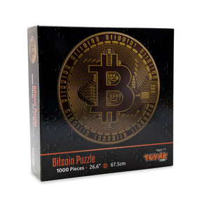 Bitcoin 1000-Piece Round Jigsaw Puzzle | Toynk Exclusive