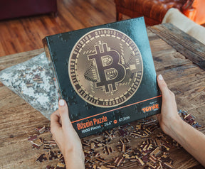 Bitcoin 1000-Piece Round Jigsaw Puzzle | Toynk Exclusive