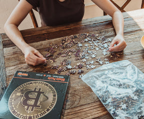 Bitcoin 1000-Piece Round Jigsaw Puzzle | Toynk Exclusive