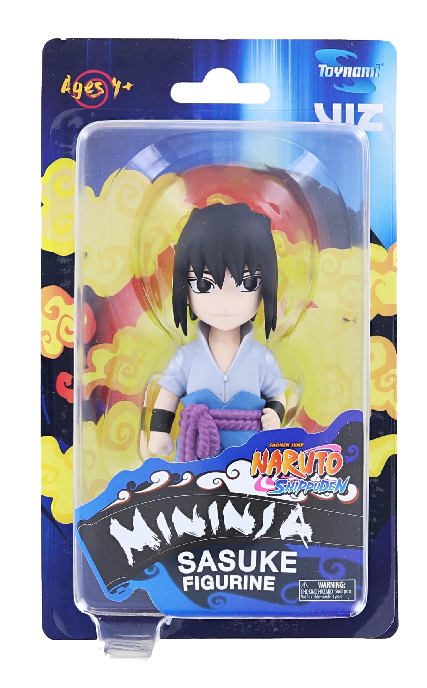 Naruto Shippuden Mininja 4 Inch Figurine Series 1 | Sasuke