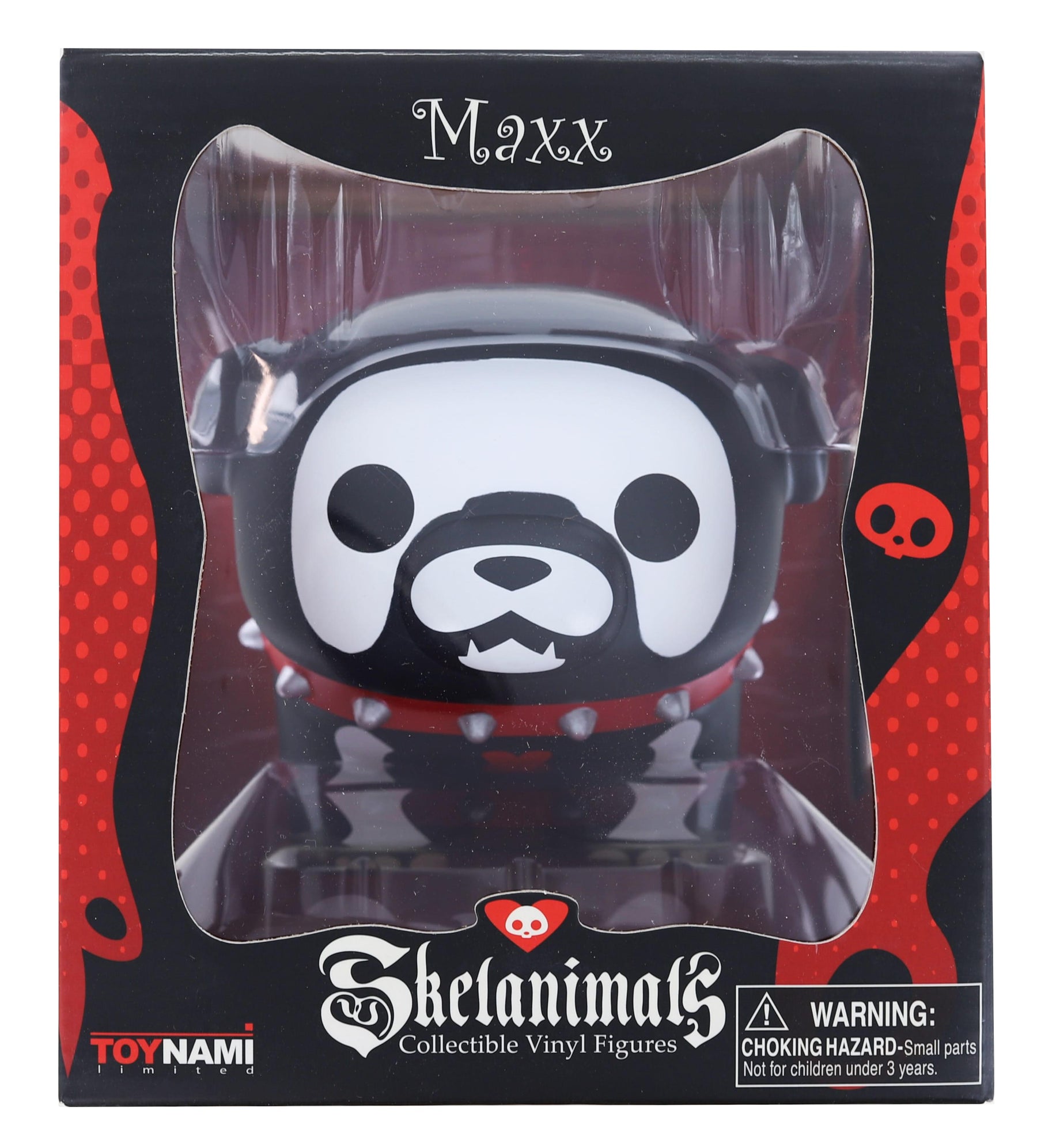 Skelanimals 4.5 Inch Collectible Vinyl Figure | Maxx the Bulldog