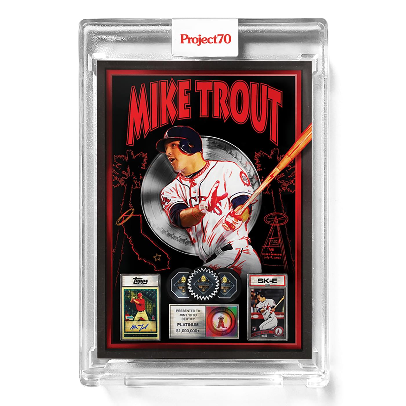 Topps Project70 Card 410 | 2011 Mike Trout by DJ Skee