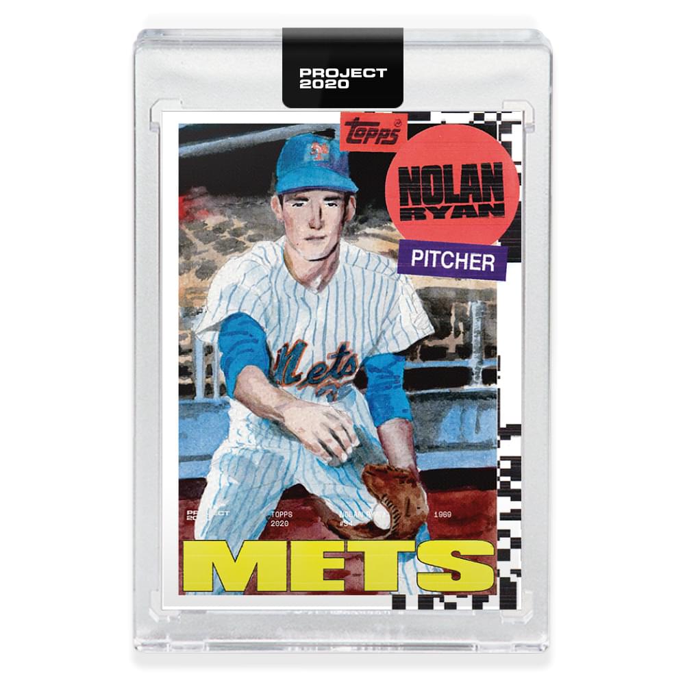 Topps PROJECT 2020 Card 147 - 1969 Nolan Ryan by Jacob Rochester