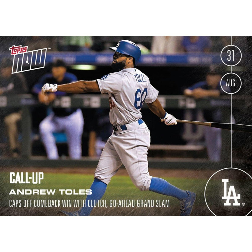 Topps Mlb La Dodgers Andrew Toles (call-up) #413 Topps Now Trading