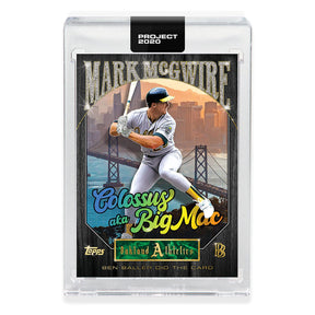 MLB Topps PROJECT 2020 Card 191 | 1987 Mark McGwire by Ben Baller