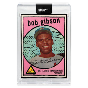 Topps PROJECT 2020 Card 361 - 1959 Bob Gibson by Joshua Vides