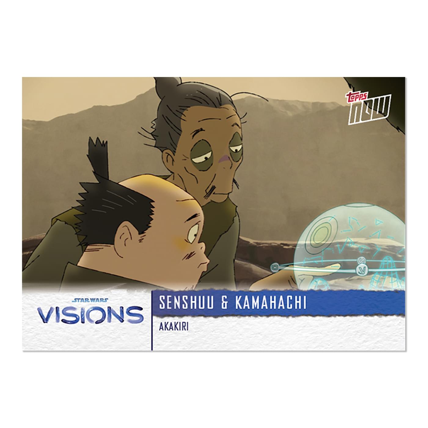 Star Wars Visions 2021 TOPPS NOW 5-Card Pack | Akakiri