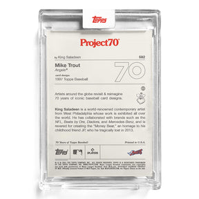 Topps Project 70 Card 582 | Mike Trout by King Saladeen