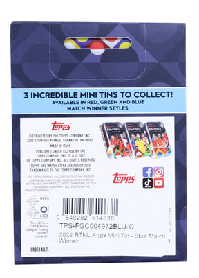 2022 RTNL Attax Mini Tin | Blue Match Winner