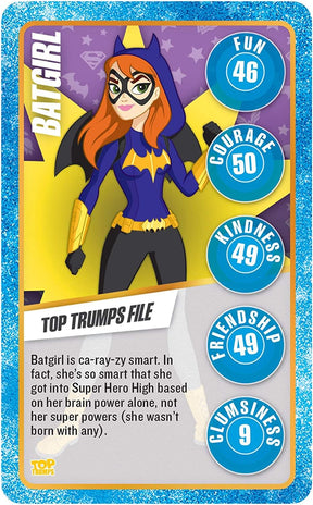 DC Super Hero Girls Top Trumps Card Game