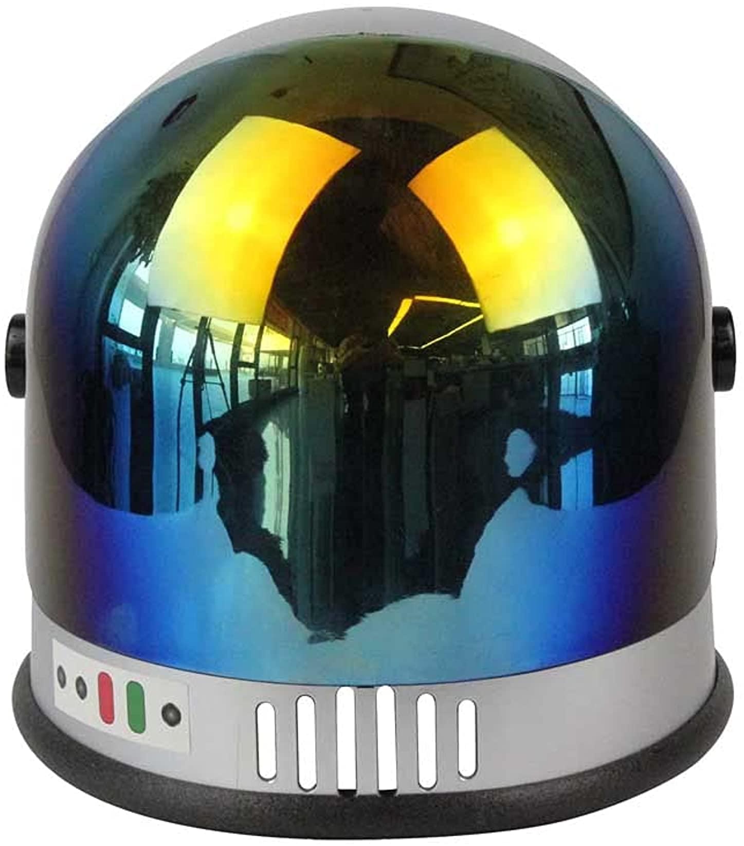 Silver Space Helmet Adult Costume Accessory | One Size