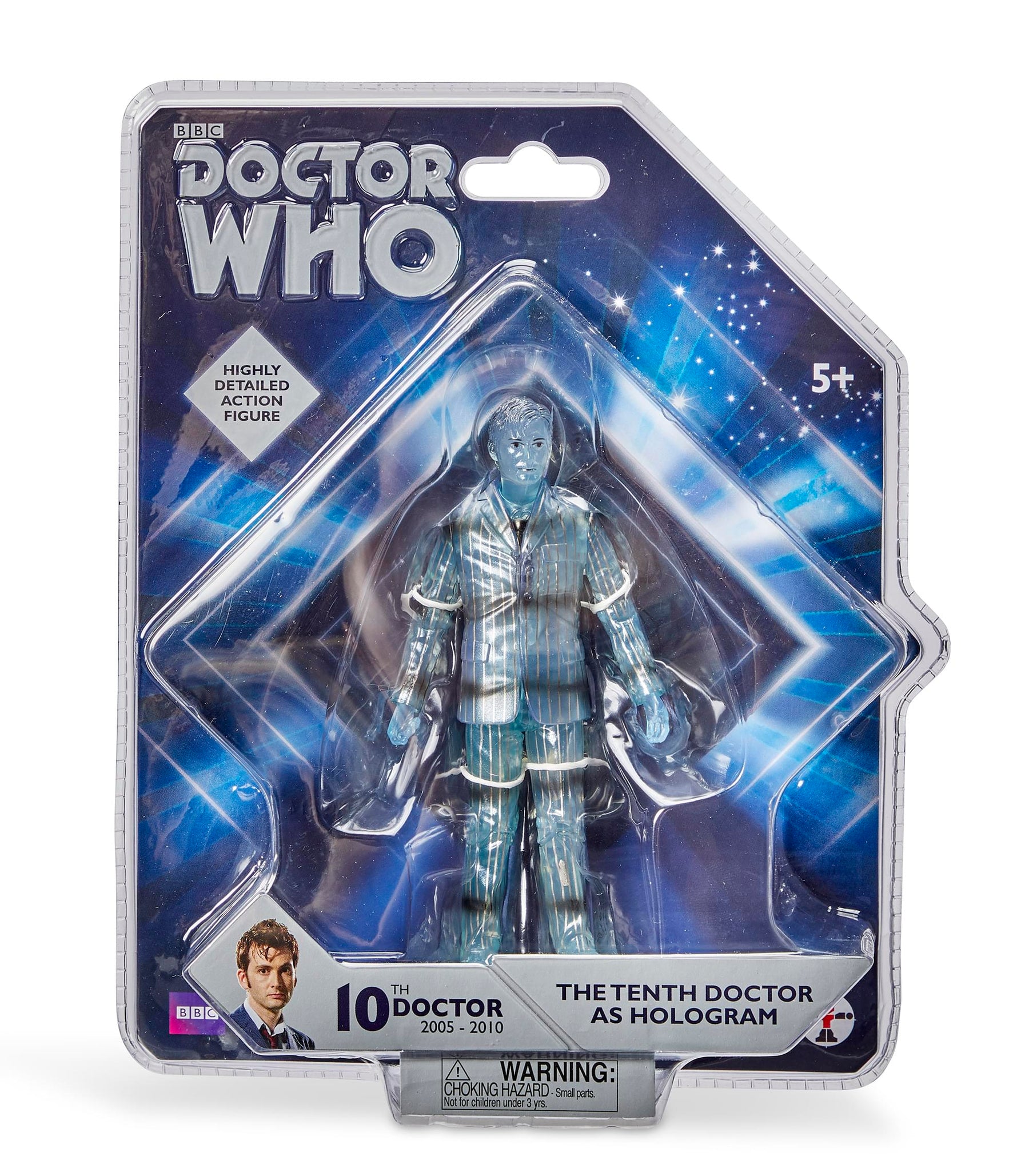 Doctor Who 5" Action Figure - 10th Doctor Hologram - Collector Series - Ages 5+