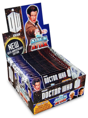 Topps Doctor Who Alien Attax 50th Anniv. Ed. Trading Cards Box Set - 24 Packs