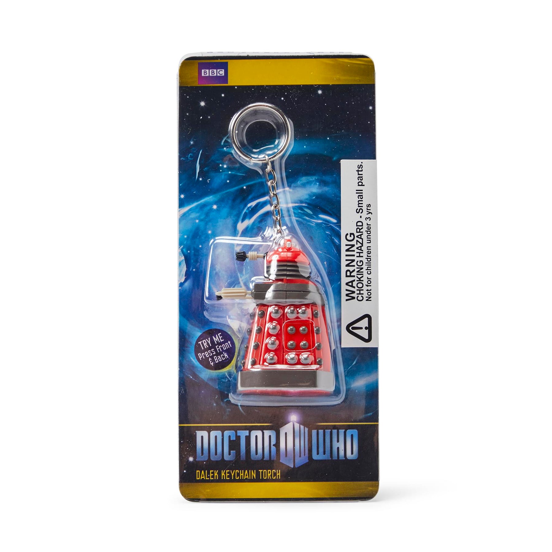 Doctor Who Red Dalek Keychain Flashlight