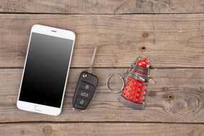 Doctor Who Red Dalek Keychain Flashlight