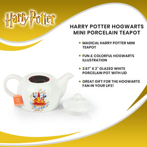 Harry Potter Hogwarts Mini Porcelain Teapot 5oz