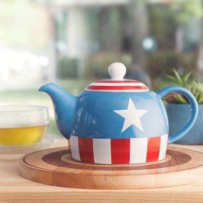 Marvel Captain America 36 Ounce Ceramic Teapot