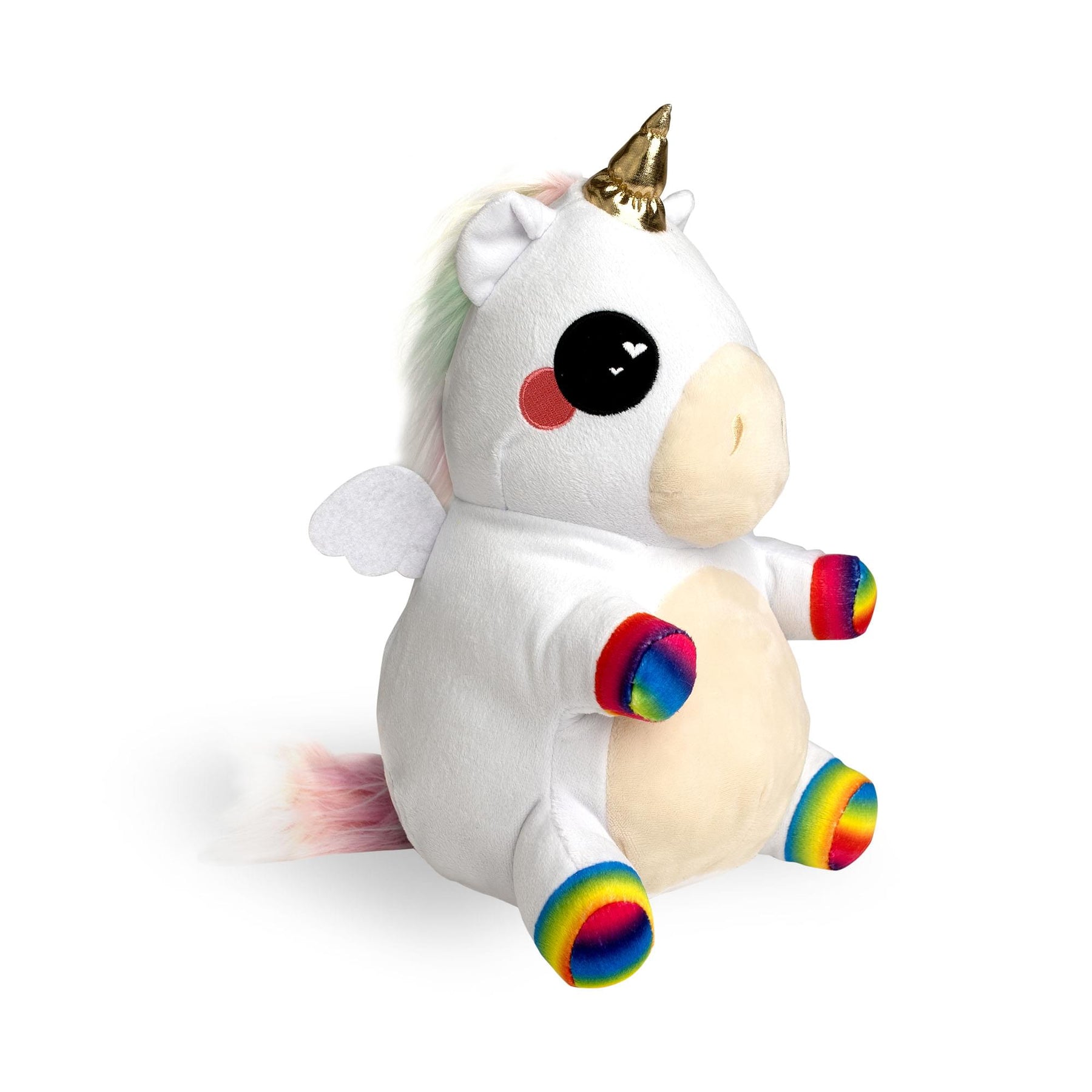 Glitter Galaxy 9 Inch Talk Back Unicorn Plush