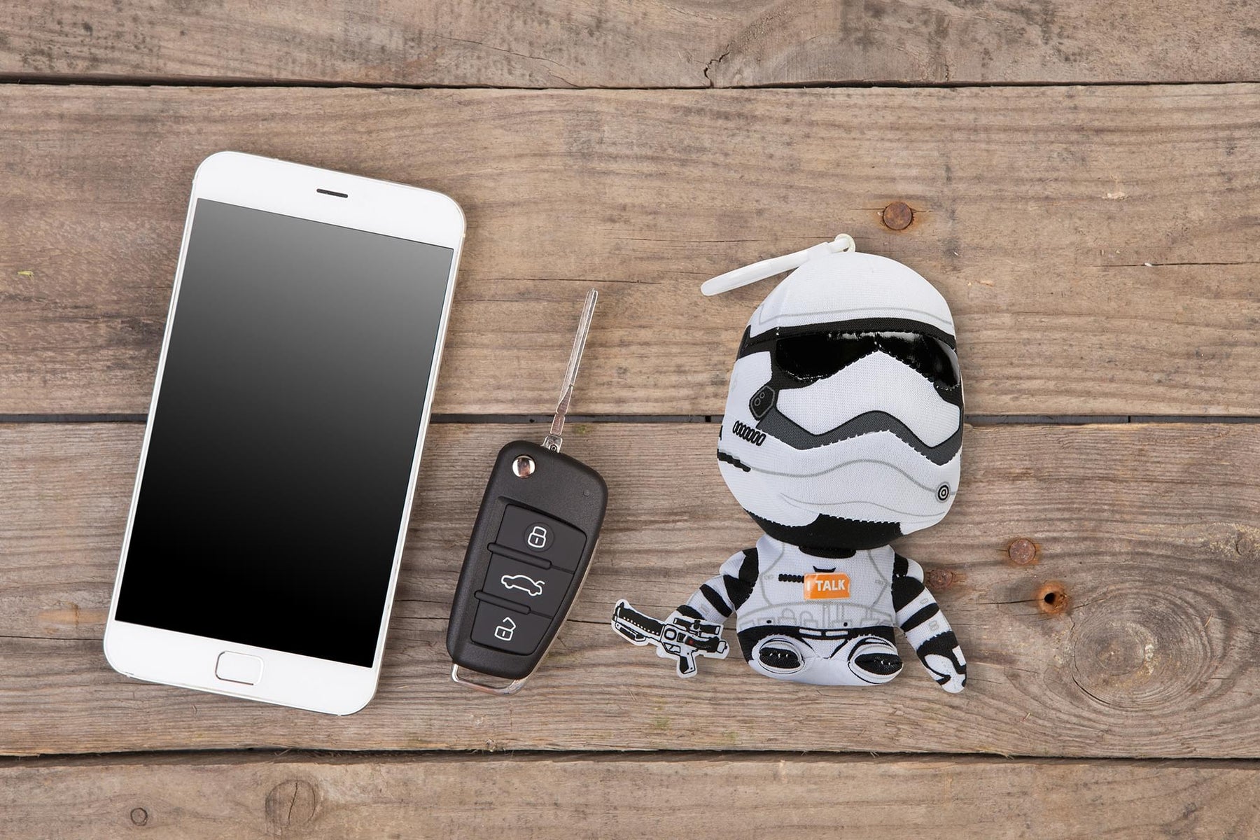 Star Wars Mini Plush Toy Clip On - Stormtrooper