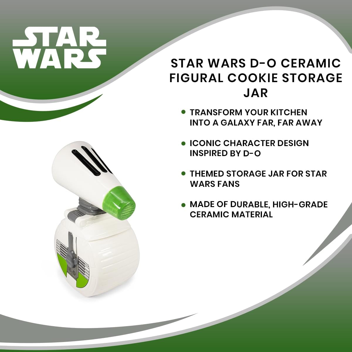 Star Wars D-O Ceramic Figural Cookie Storage Jar