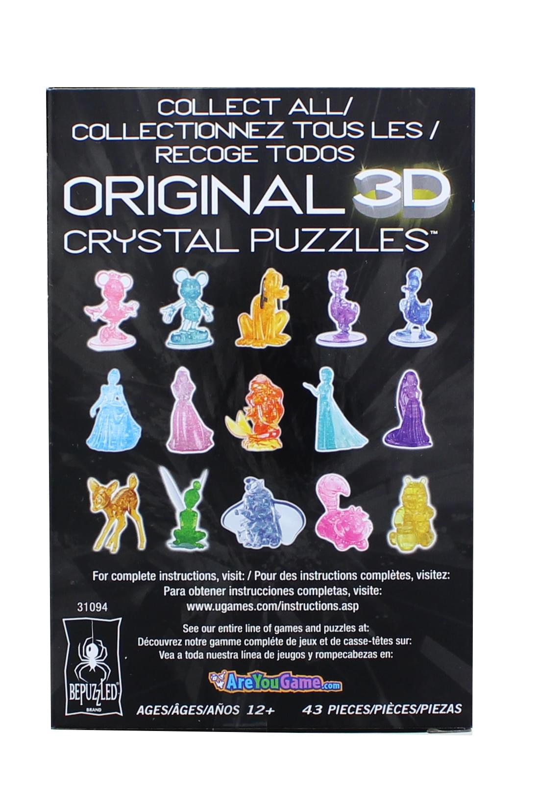 Stitch Original 3D Crystal Puzzle, 43 Pieces, Bepuzzled