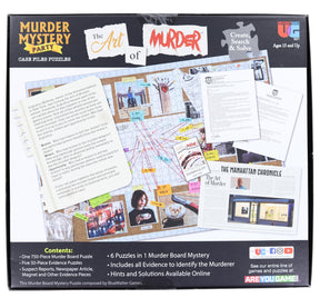 Murder Mystery Party Case File Murder Board Puzzle | The Art of Murder