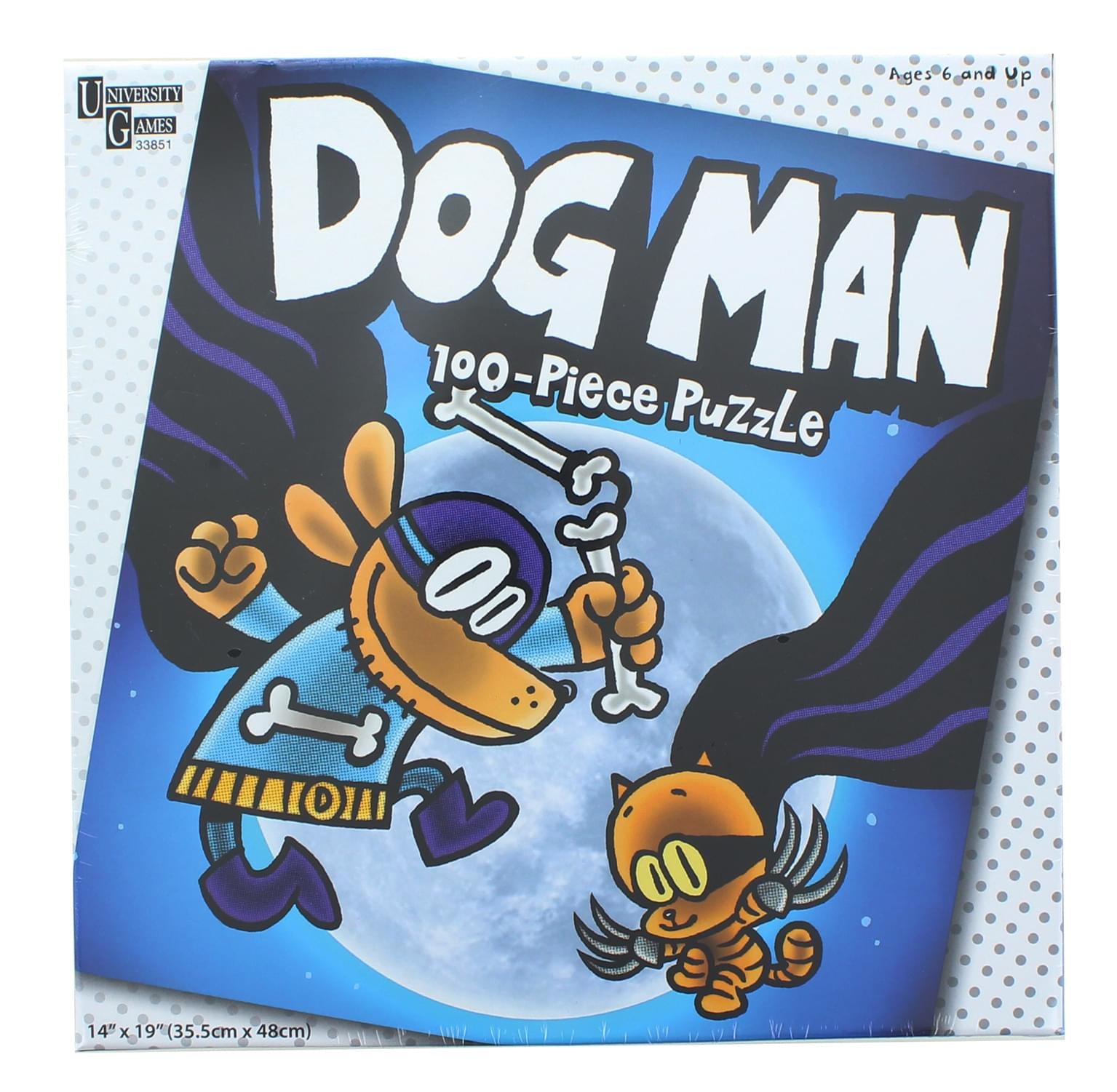 Dog Man and Cat Kid 100 Piece Lenticular Jigsaw Puzzle