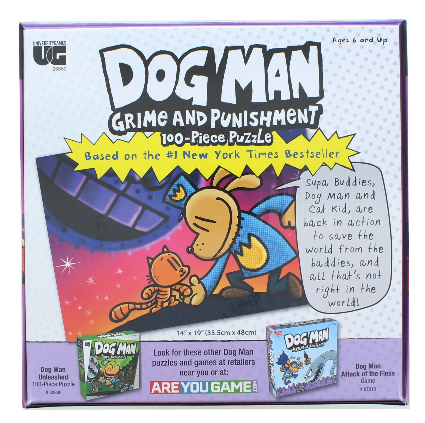 Dog Man 100 Piece Jigsaw Puzzle