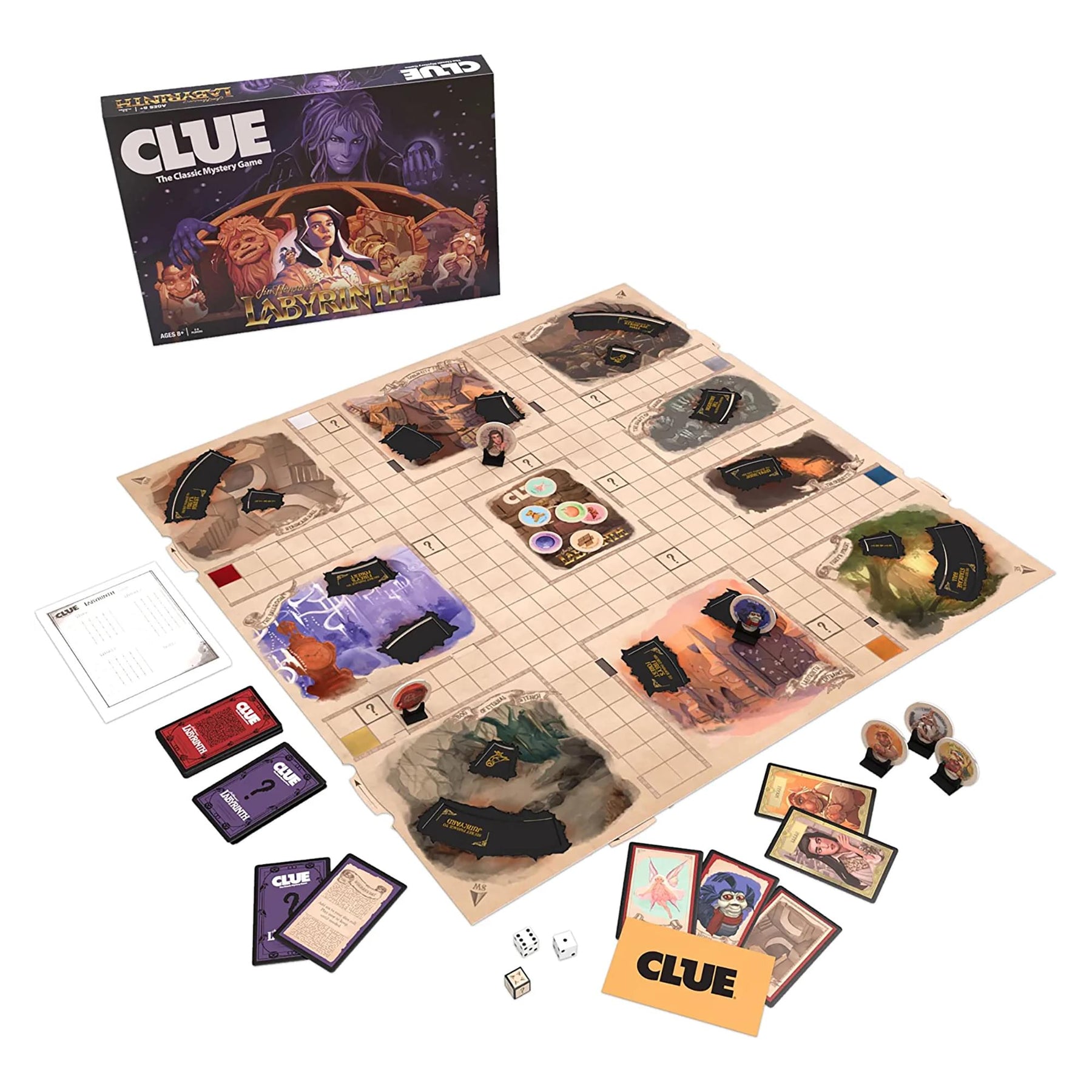 Labyrinth Clue Board Game