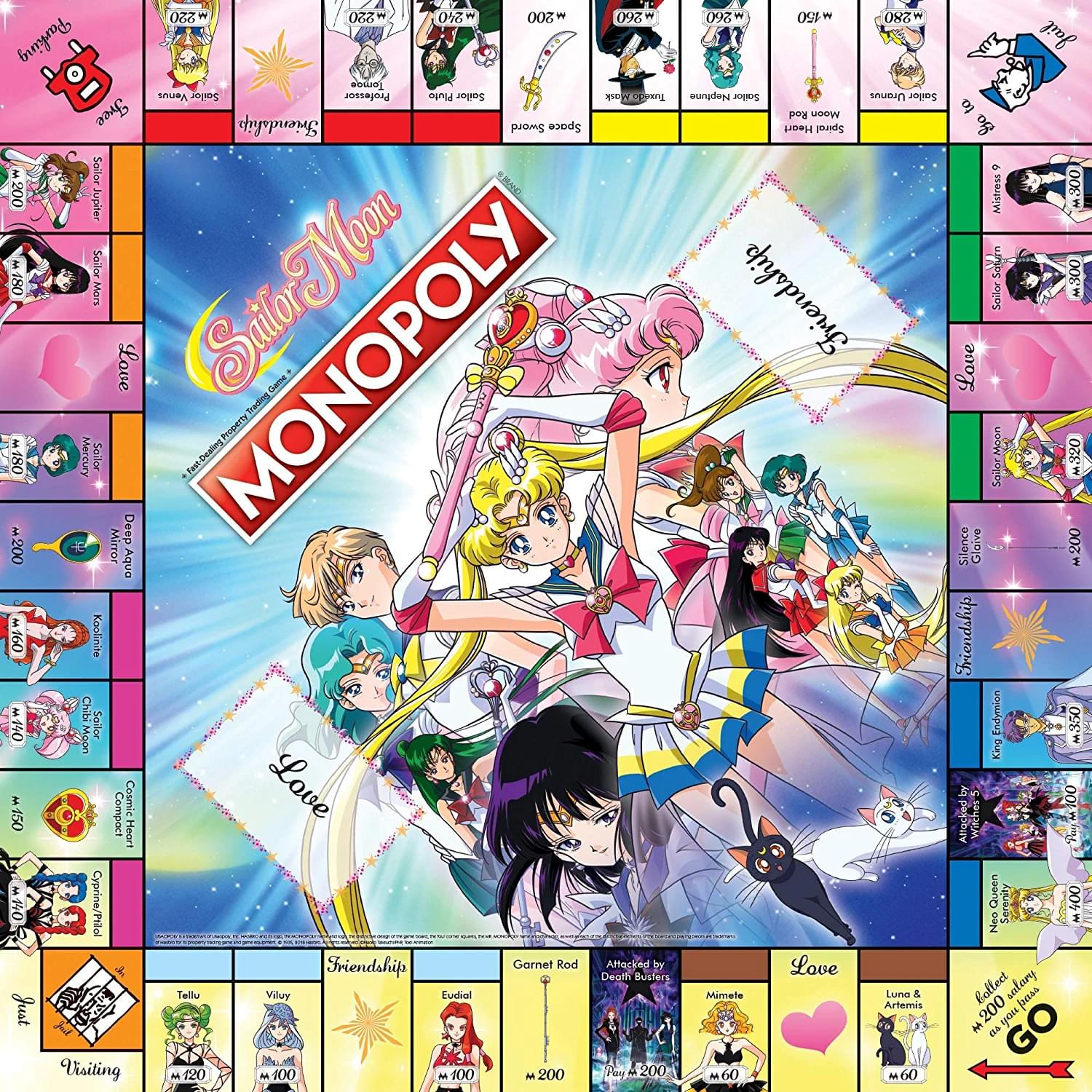 Sailor Moon Monopoly Board Game