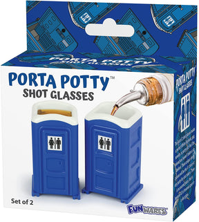 Porta Potty 2oz Shot Glass Set